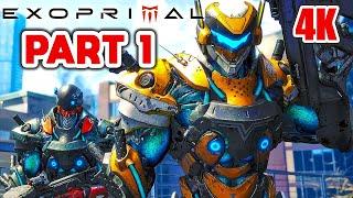 EXOPRIMAL Gameplay Part 1 Walkthrough (4K 60FPS) No Commentary Full Game Release