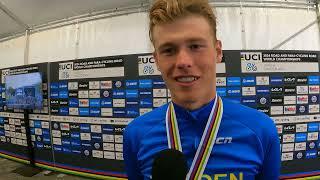 Mixed emotions for Jakob Söderqvist with his silver medal at the U23 ITT World Championships 2024