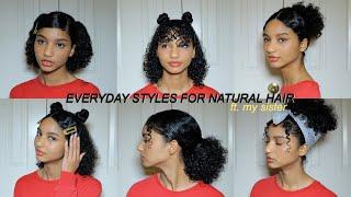 EASY EVERYDAY HAIRSTYLES FOR NATURAL/CURLY HAIR