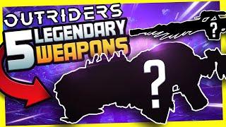 OUTRIDERS | How will LEGENDARY Weapons and UPGRADES work? | 2021 Console PC Sci-fi RPG Shooter