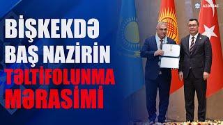 Prezident İlham Əliyev Bişkekdə Macarıstanın Baş nazirinin təltifolunma mərasimində iştirak edib