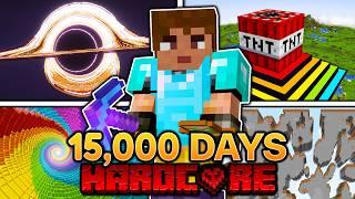 I Survived 15,000 Days in Minecraft Hardcore! [FULL MINECRAFT  MOVIE]