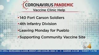 Fort Carson Soldiers Deploy For COVID-19 Vaccine Distribution