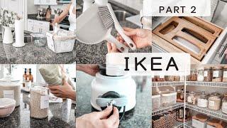 IKEA HAUL Part 2 | Kitchen storage organization ideas | Clean & organize with me