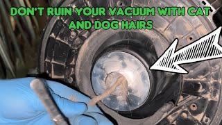 Don’t use a Vacuum cleaner without Filter - it will be damaged.