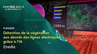 [Live] SIG 2023 - Détection de la végétation aux abords des lignes électriques par Enedis