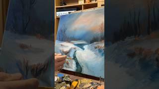 Oil painting landscape on canvas. What you think?