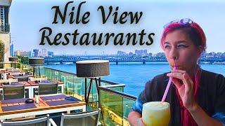 Nile View Restaurants in Zamalek, Cairo | Egypt Vlog #166 | مطاعم ع النيل في الزمالك