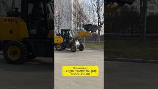 From Chinese factory mini wheel loader, model no: 920 Lifting height:3m test