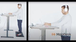 Standing Desk Comfort Mat by MojoDesk | Best Top Reviewed Anti-Fatigue Mat for Sit-Stand Desks