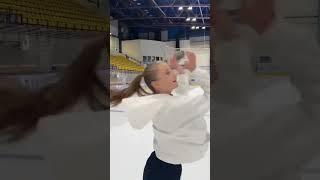 Vasilisa Kaganovskaya dance training #figureskating