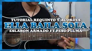 Tutorial | Ella baila sola | Eslabon Armado ft Peso Pluma | Requinto | Acordes | TABS