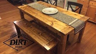 DIY Farmhouse Table!