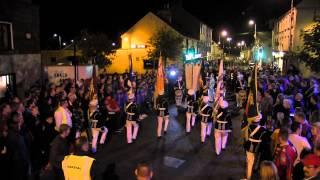 Castlederg Young Loyalists Flute Band Finish Their Parade 2014