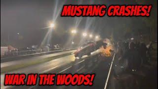 Mustang Crashes Racing At War In The Woods!