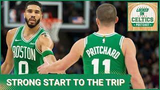 Locked On Celtics POSTCAST- Celtics Open Trip with Win Over Timberwolves