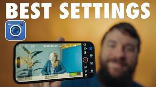 BEST Blackmagic Camera App Settings For Apple Log With iPhone 15 Pro