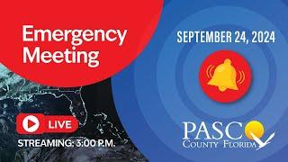 Pasco County Emergency Meeting