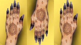 Trendy aesthetic mehndi design for back hand 2025 || hennabysid