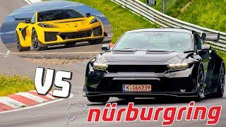 2025 MUSTANG GTD VS. 2025 CORVETTE ZR1 NÜRBURGRING-RUNDEN! WER WIRD KÖNIG?