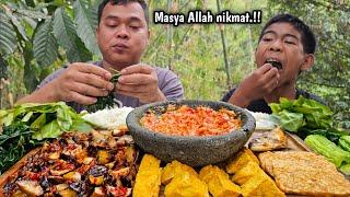 MASYA ALLAH NIKMAT ! MUKBANG JENGKOL BALADO + LALAPAN BUNUT + TAHU TEMPE + SAMBEL