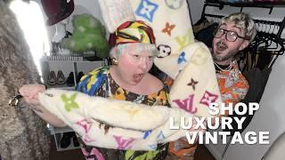 *SHOP LIKE A CELEBRITY FOR RARE DESIGNER PIECES* Vintage Luxury Shopping Vlog at PECHUGA VINTAGE