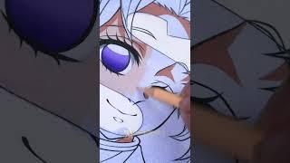 Drawing Letter " S " - Shinobu Kocho || Stained Art  #shorts #shinobu #demonslayer  #drawinganime