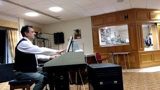 Andy Walker at the Organ