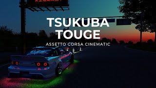 Drifting Tsukuba Touge DākuSide Nissan PS13.4 w/Thrustmaster T300 | Assetto Corsa Cinematic