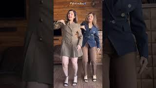 Khaki or Navy🫐 #autumn #fashion #outfitideas #ootd #explore #trending #viral #fyp #blazer