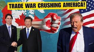 Top 10 States Collapsing Fastest in America Due to Trade War with Canada, Mexico, China