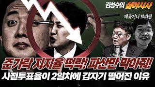 #김성수tv#심야시사 [250530]:준가락 지지율 떡락! 파산만 막아줘!사전투표율이 2일차에 갑자기 떨어진 이유 feat.제동거니브리핑)