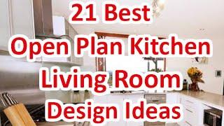 21 Best Open Plan Kitchen Living Room Design Ideas - DecoNatic