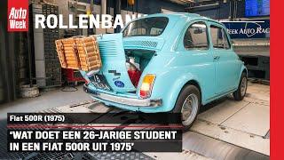 Fiat 500R (1974) - Op de rollenbank