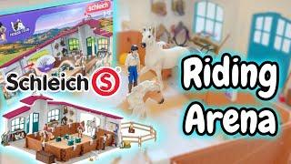 Setting up NEW Peppertree Riding Arena! Schleich Horse Barn Unboxing