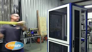 Crimsafe - Security Screen Door Test