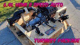 6.4L 392 HEMI Engine and 8 speed Auto Trans Turnkey Swap