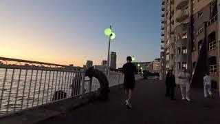 Summer evening by the Thames