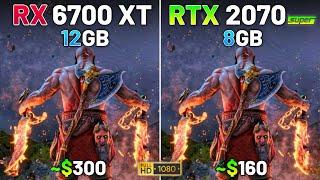 RX 6700 XT vs RTX 2070 SUPER | Test in 15 Games | 1080p