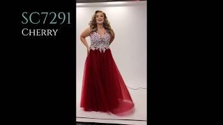 Lace & Tulle Plus-Size Prom Formal Gown SC7291 by Sydney's Closet