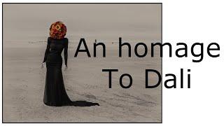 Mastering the Art: Secrets to Photographing a Salvador Dali Tribute - Woman with a Flower Head