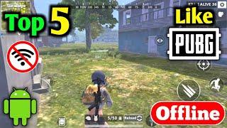 Top 5 Best Offline Battle Royal Games Like PUBG for Android 2021 | Offline Games like PUBG and COD
