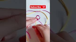 🪢 How To Make a Bracelet | Macrame bracelet design #shorts#macrame