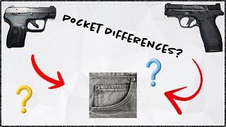 Smith &Wesson Bodyguard 2.0 vs Ruger LCP Max - Pocket Draw Differences?