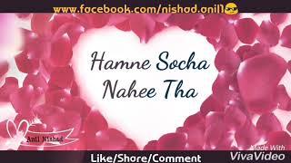 Dil De Diya hai/What'sApp Status/By Anil Nishad