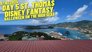 Day 5 at St.Thomas on the Disney Fantasy Halloween on the High Seas - Disney Cruise Line 9/18/2024