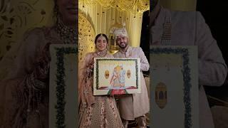 Wedding painting at Raas by vrindavan #weddingpainting #wedding #shorts #shivanijaiswalart