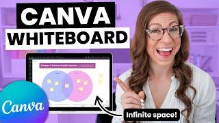 How to Use Canva Whiteboard | Tutorial for Teachers