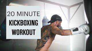 20 MINUTE KICKBOXING FOR WEIGHT LOSS WORKOUT | In Home Workout