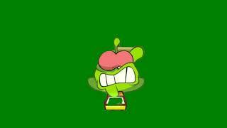 Om Nom Fix it Green Screen Animation